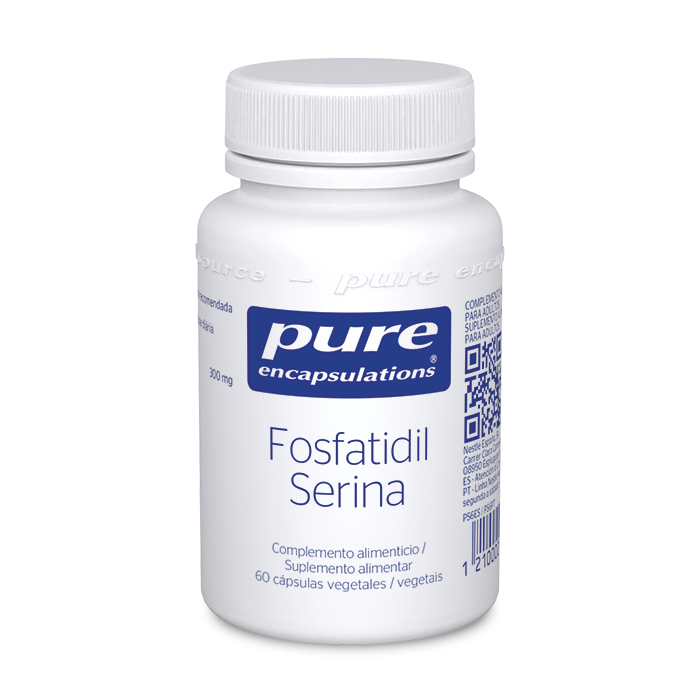 Complemento alimenticio Fosfatidil Serina 60 cápsulas Pure Encapsulations.